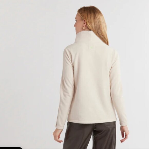 Dudley Stephens Sun Valley Turtleneck Vello Fleece Oatmeal - Picture 4 of 11